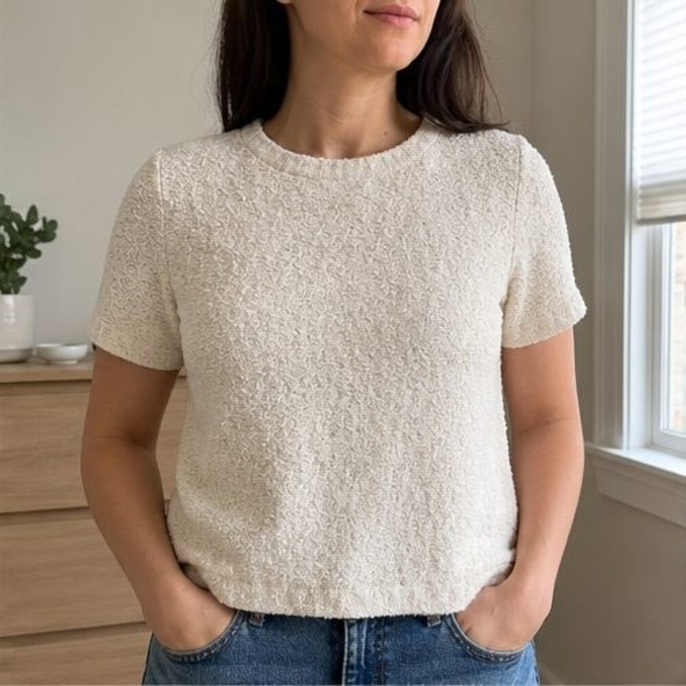 Blush Button Blouse - Picture 2 of 6